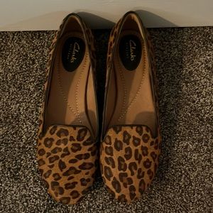 Clark’s, Women’s, Size 9, Cheetah Print Flats